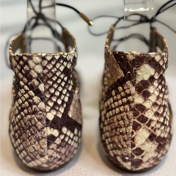 Exceptional Condition Real Python Gladiator Style Sandals by Aquazzura - Picture 4 of 7